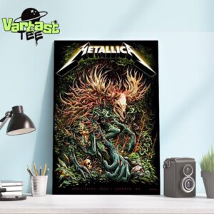 Metallica M72 World Tour 2-Day M72 North American M72 Toronto Poster At Rogers Centre Toronto ON on April 24-26 2025 Home Decor Poster Canvas