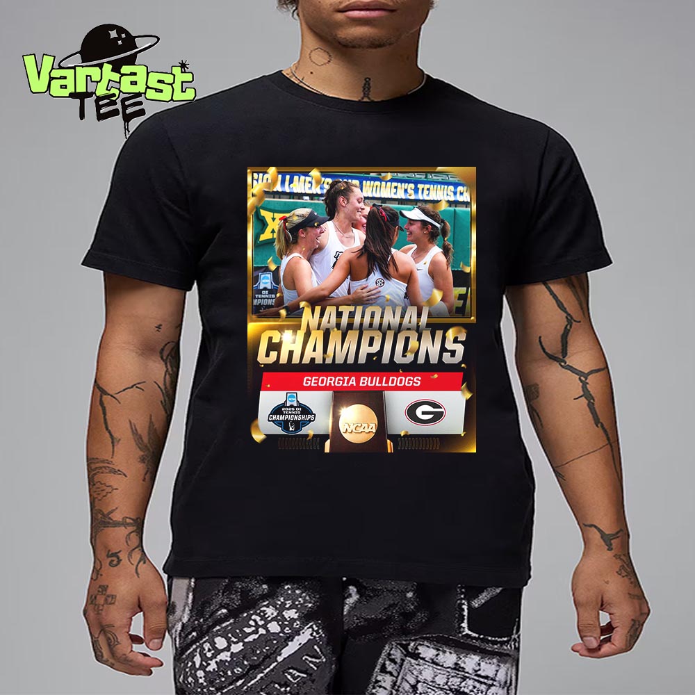 2025 NCAA D1 Tennis Championship National Champions Is Georgia Bulldogs Women's Tennis Unisex T-Shirt 2025 NCAA D1 Tennis Championship National Champions Is Georgia Bulldogs Women's Tennis Unisex T-Shirt