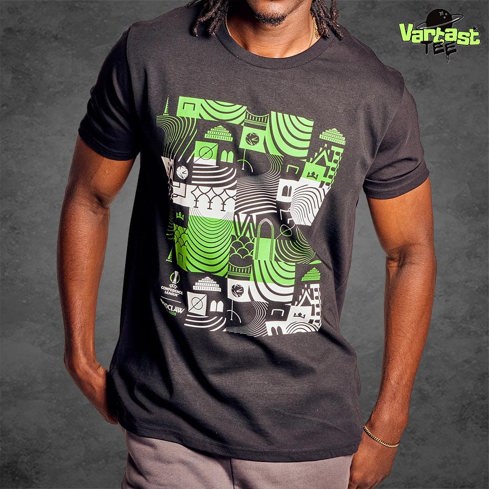 2025 UEFA Europa Conference League Final With The Wroclaw 25 City Pattern Event Unisex T-Shirt 2025 UEFA Europa Conference League Final With The Wroclaw 25 City Pattern Event Unisex T-Shirt