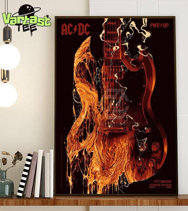 ACDC PWR UP Tour 2025 Angus Guitar Poster At Acrisure Stadium In Pittsburgh PA On May 8th 2025 Poster Canvas Wall Art Home Decor ACDC PWR UP Tour 2025 Angus Guitar Poster At Acrisure Stadium In Pittsburgh PA On May 8th 2025 Poster Canvas Wall Art Home Decor