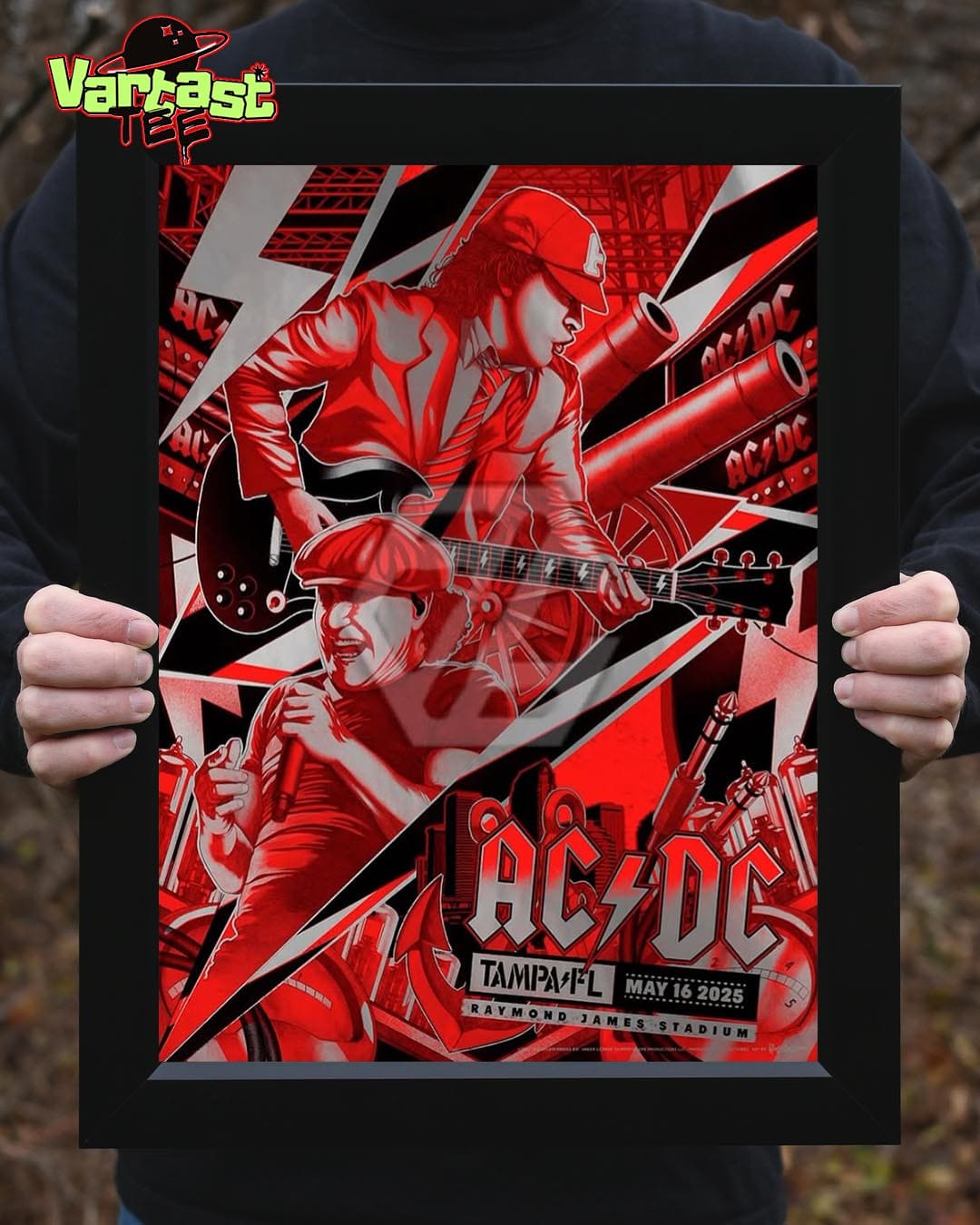 ACDC PWR Up Tour 2025 Concert Poster At Raymond James Stadium Tampa FL US On May 16th 2025 Home Decor Poster Canvas ACDC PWR Up Tour 2025 Concert Poster At Raymond James Stadium Tampa FL US On May 16th 2025 Home Decor Poster Canvas