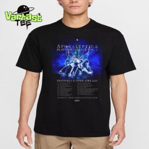 Apocalyptica Plays Metallica Vol 2 Festivals And Open Airs 2025 Shows Unisex T-Shirt