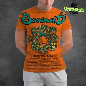 Basement Poster Shows In Australia 2025 Dates List All Over Print Shirt