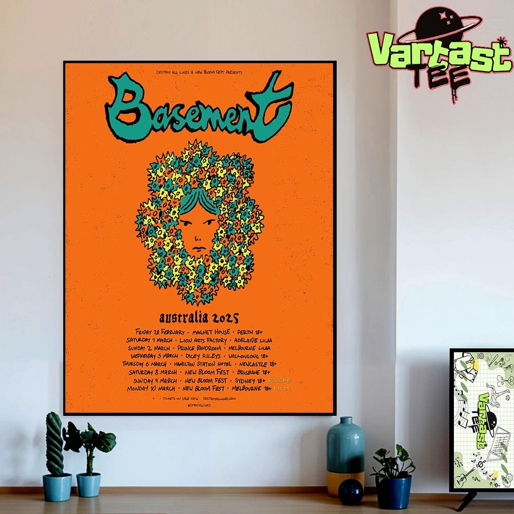 Basement Poster Shows In Australia 2025 Dates List Home Decor Wall Art Poster Canvas Basement Poster Shows In Australia 2025 Dates List Home Decor Wall Art Poster Canvas
