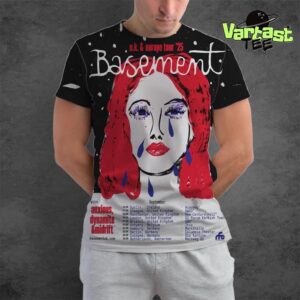 Basement UK And Europe Tour 2025 With Anxious Dynamite And Midrift Dates List On September All Over Print Shirt