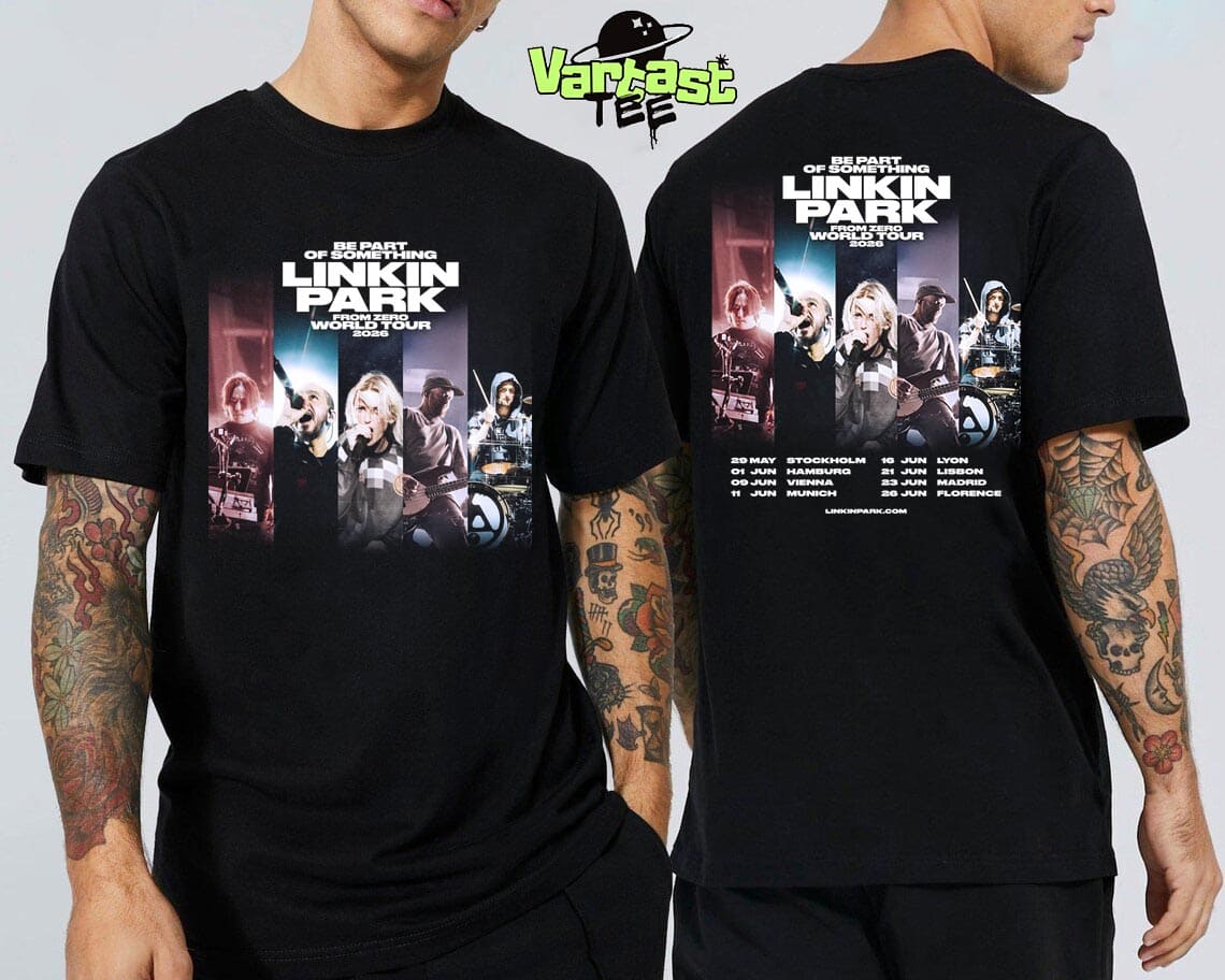 Be Part Of Something Linkin Park From Zero World Tour 2026 Dates List For Europe Across Germany Austria Sweden Spain France And Italy Two Sides Classic T-Shirt Be Part Of Something Linkin Park From Zero World Tour 2026 Dates List For Europe Across Germany Austria Sweden Spain France And Italy Two Sides Classic T-Shirt