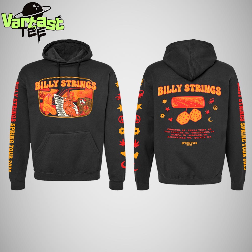 Billy Strings Spring Tour 2025 With May Dates List Hoodie All Over Print Shirt Billy Strings Spring Tour 2025 With May Dates List Hoodie All Over Print Shirt