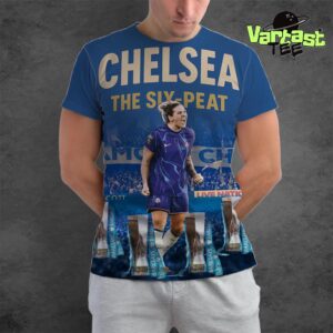 Chelsea FC Women The Six-Peat Barclays Women’s Super League Champions All Over Print Shirt