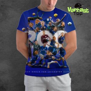 Congratulations To Jamie Vardy 200 Goals Greatest Of All Time For Leicester City All Over Print Shirt