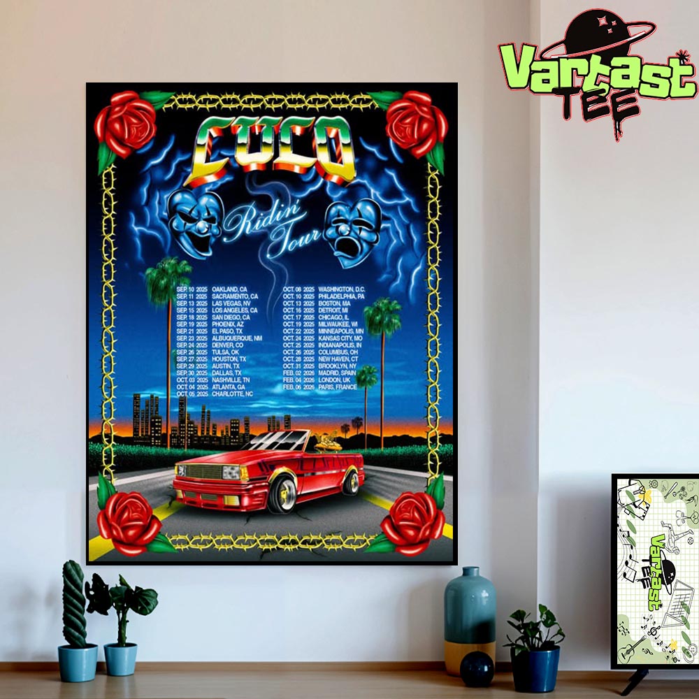 Cuco Ridin Tour 2025-2026 Round The US For Headlining Tour Home Decor Poster Canvas Cuco Ridin Tour 2025-2026 Round The US For Headlining Tour Home Decor Poster Canvas