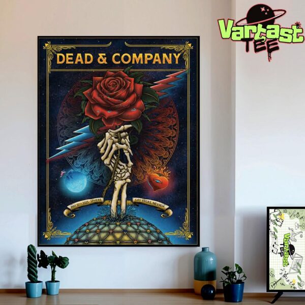 Dead And Company Dead Forever Live In Sphere Las Vegas NV On May 10th 2025 Home Decor Poster Canvas