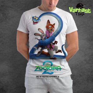 Disney Zootopia 2 Official Poster Only In Theaters November 26th 2025 All Over Print Shirt