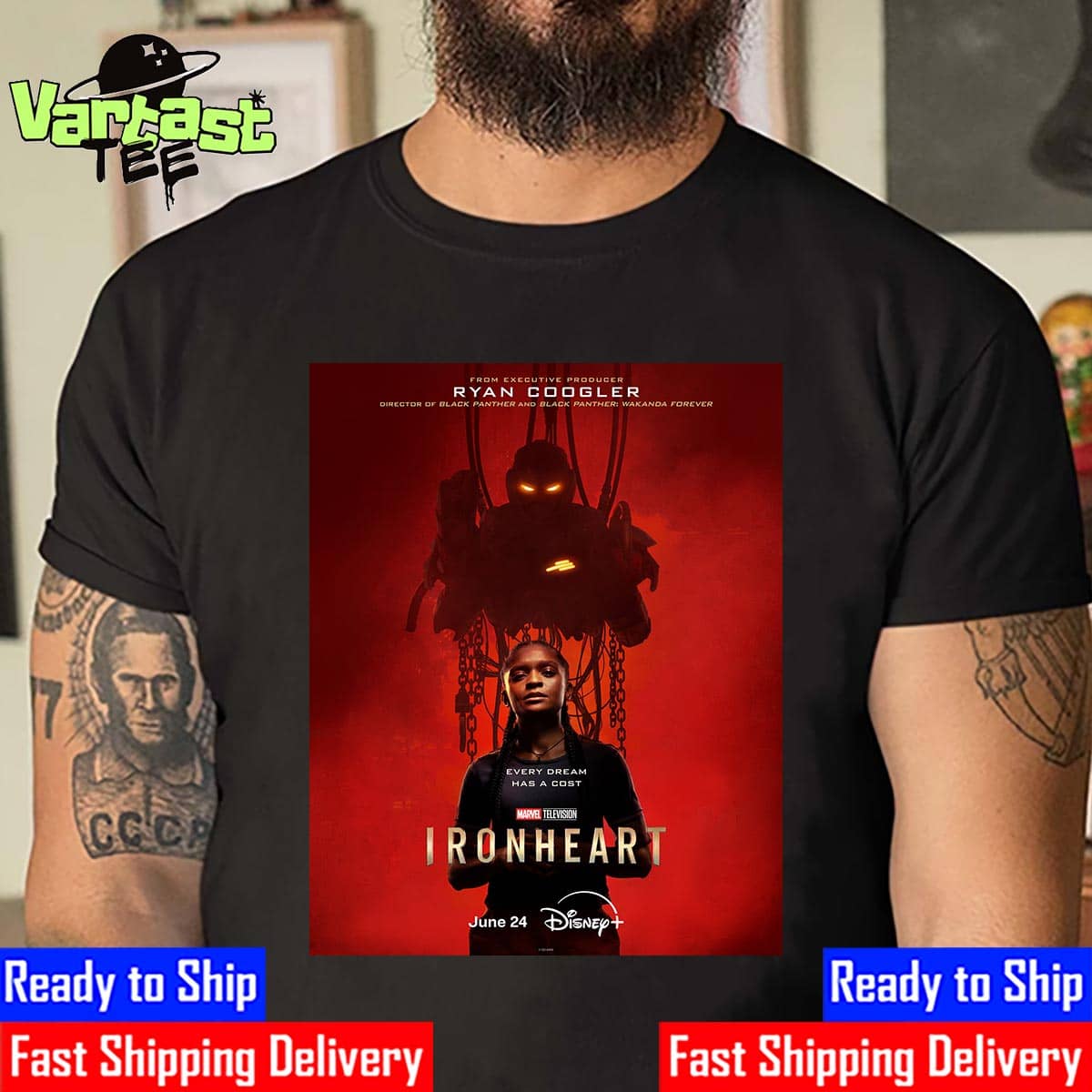Every Dream Has A Cost Ironheart All-New Series Of Marvel Television Release On June 24th 2025 Unisex T-Shirt Every Dream Has A Cost Ironheart All-New Series Of Marvel Television Release On June 24th 2025 Unisex T-Shirt