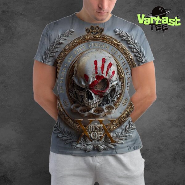 Five Finger Death Punch 20 Years Of Five Finger Death Punch Best Of Volume 1 All Over Print Shirt