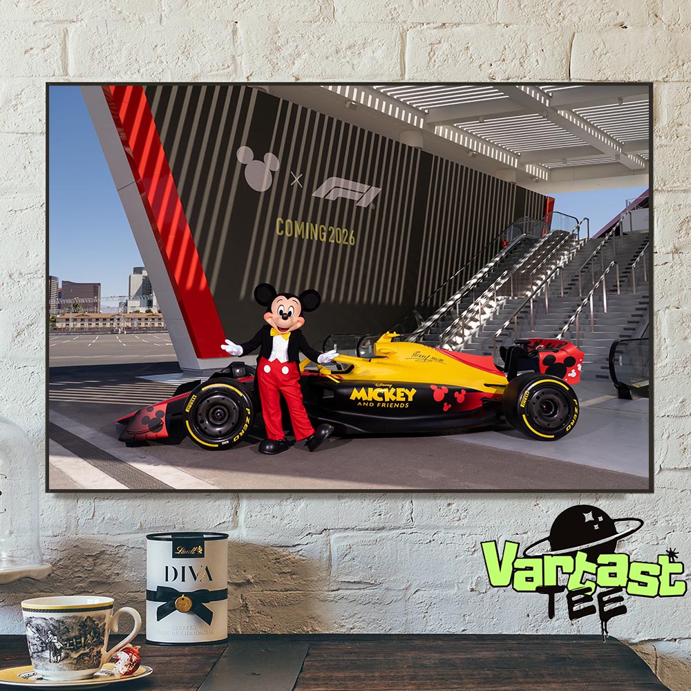Formula 1 New Collaboration With Disney 's Mickey And Friends Begin In 2026 Home Decor Poster Canvas Formula 1 New Collaboration With Disney 's Mickey And Friends Begin In 2026 Home Decor Poster Canvas
