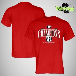Georgia Bulldogs 2025 SEC Women’s Outdoor Track And Field Champions It Just Means More Unisex T-Shirt