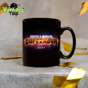 Godzilla x Kong Supernova Official Logo Movie Only In Theaters March 26th 2027 Coffee Mug