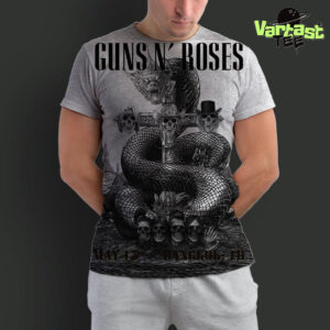 Guns N Roses 2025 World Tour Bangkok Concert At Thunderdome Stadium In Bangkok TH On May 13th 2025 All Over Print Shirt
