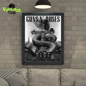 Guns N Roses 2025 World Tour Bangkok Concert At Thunderdome Stadium In Bangkok TH On May 13th 2025 Home Decor Poster Canvas
