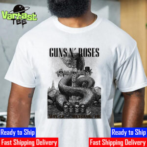 Guns N Roses 2025 World Tour Bangkok Concert At Thunderdome Stadium In Bangkok TH On May 13th 2025 Unisex T-Shirt