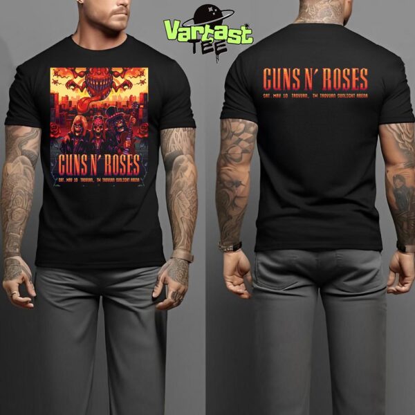 Guns N Roses Tonight’s Show Poster At Taoyuan Sunlight Arena In Taoyuan TW On May 10th 2025 Two Sided Unisex T-Shirt