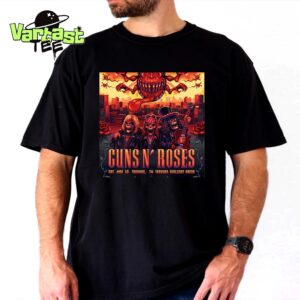 Guns N Roses Tonight’s Show Poster At Taoyuan Sunlight Arena In Taoyuan TW On May 10th 2025 Unisex T-Shirt