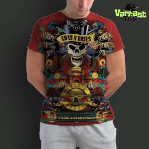 Guns N Roses World Tour Summer 2025 At Mahalaxmi Racecourse In Mumbai IN On May 17th 2025 All Over Print Shirt
