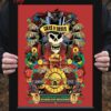 Pearl Jam Dark Matter World Tour 2025 In US Event Poster Shows At PPG Paints Arena In Pittsburgh PA On May 18th 2025 Home Decor Poster Canvas
