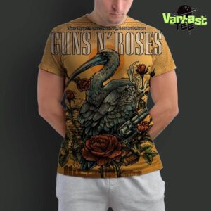 Guns N Roses World Tour Summer 2025 At UAE Etihad Arena Abu Dhabi On May 27th 2025 All Over Print Shirt