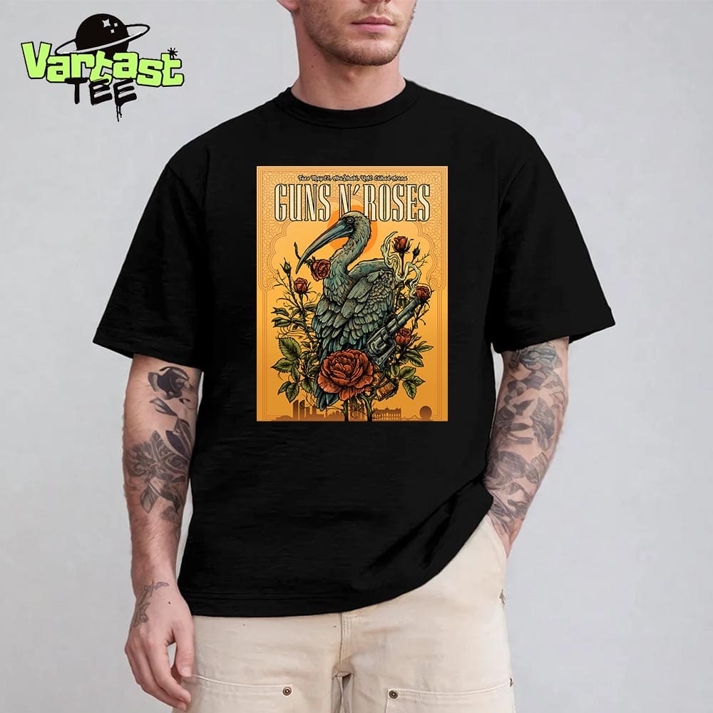 Guns N Roses World Tour Summer 2025 At UAE Etihad Arena Abu Dhabi On May 27th 2025 Unisex T-Shirt Guns N Roses World Tour Summer 2025 At UAE Etihad Arena Abu Dhabi On May 27th 2025 Unisex T-Shirt