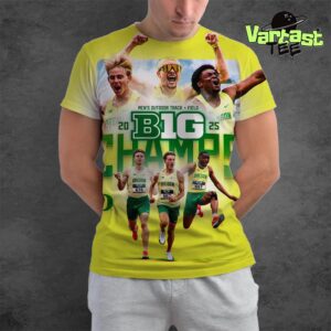 Hayward Magic The Men Of Oregon Are The 2025 Big Ten Track And Field Outdoor Champions All Over Print Shirt