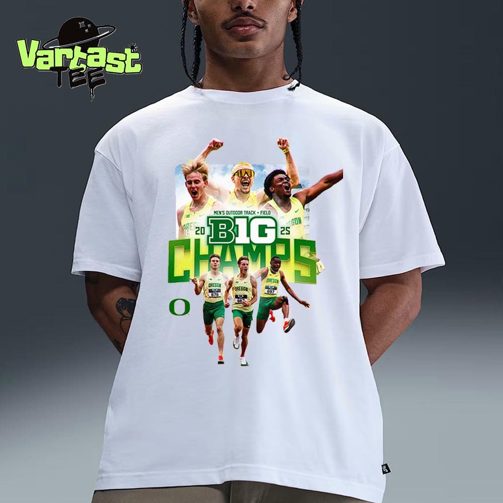 Hayward Magic The Men Of Oregon Are The 2025 Big Ten Track And Field Outdoor Champions Essential T-Shirt Hayward Magic The Men Of Oregon Are The 2025 Big Ten Track And Field Outdoor Champions Essential T-Shirt