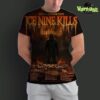 Hell Of A Summer Tour x Silver Scream Con 4 Ice Nine Kills At DCU Center In Worcester MA On September 13th 2025 All Over Print Shirt