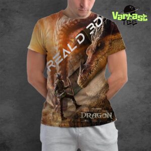 How To Train Your Dragon Movie RealD 3D Official Poster Release June 13th 2025 All Over Print Shirt