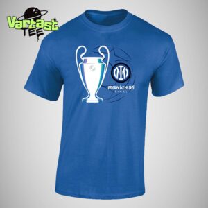 Inter Milan UEFA Champions League UCL Munich 2025 Final Essential T-Shirt