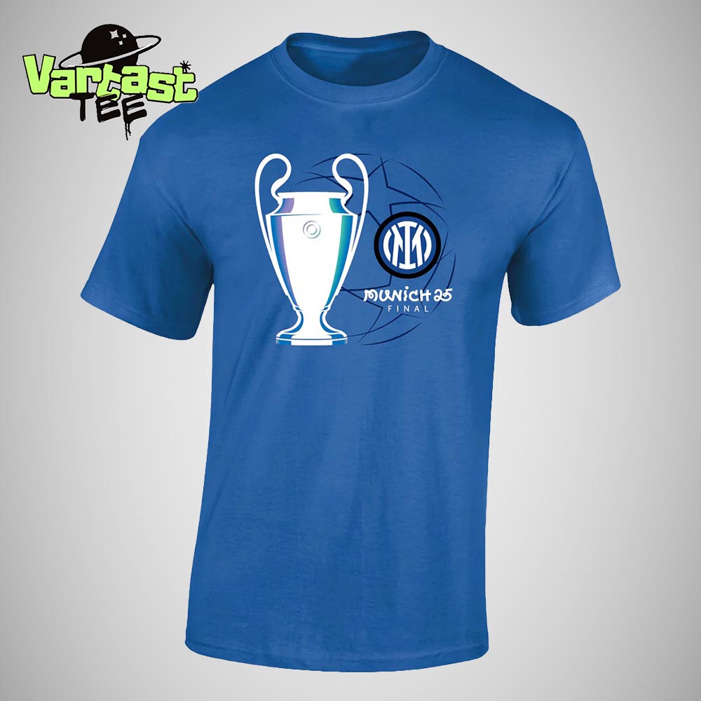 Inter Milan UEFA Champions League UCL Munich 2025 Final Essential T-Shirt Inter Milan UEFA Champions League UCL Munich 2025 Final Essential T-Shirt