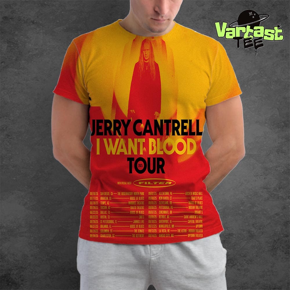 Jerry Cantrell I Want Blood Tour 2025 Dates List With Special Guest Filter All Over Print Shirt Jerry Cantrell I Want Blood Tour 2025 Dates List With Special Guest Filter All Over Print Shirt