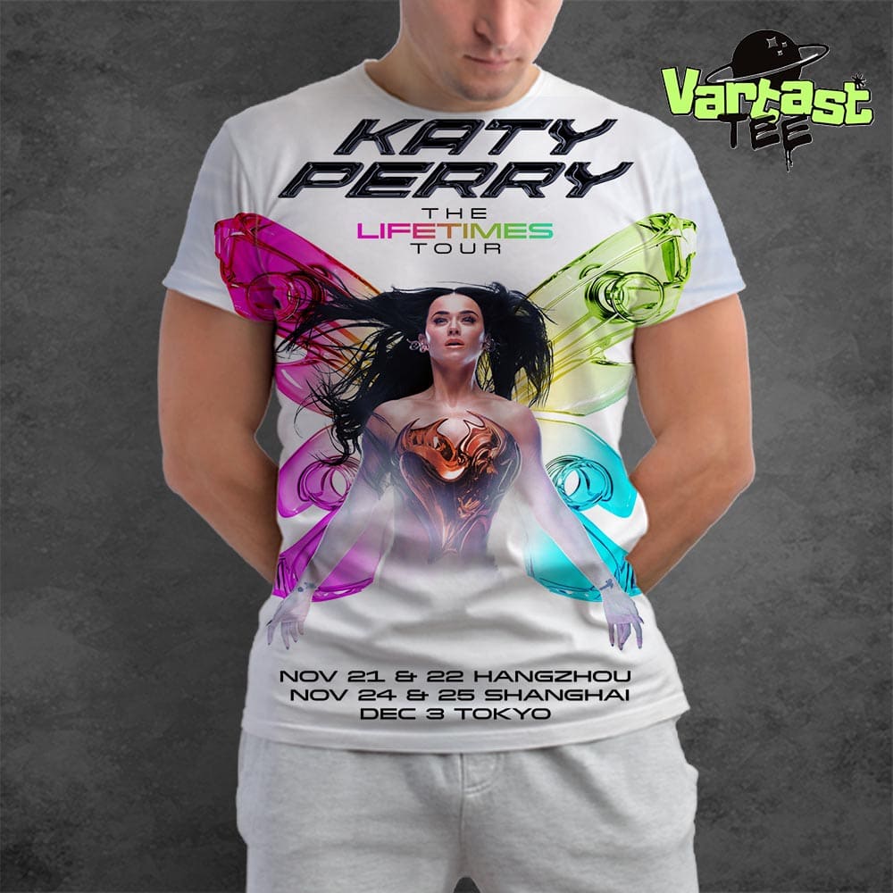 Katy Perry The Lifetimes Tour 2025 In Asia Dates List All Over Print Shirt Katy Perry The Lifetimes Tour 2025 In Asia Dates List All Over Print Shirt