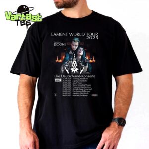 Lacrimosa Lament World Tour 2025 Die Deutschland-Konzerte Dates And Cities List For September And October Unisex Essential T-Shirt