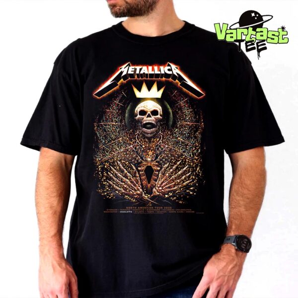 Metallica M72 Charlotte Exclusive Pop-Up Shop Poster At Bank Of America Stadium In Charlotte NC On May 31st 2025 Essential Unisex T-Shirt