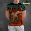 For Those About To Rock We Salute You ACDC PWR Up Tour 2025 Gold Foil Poster At Soldier Field In Chicago IL On May 24th 2025 All Over Print Shirt