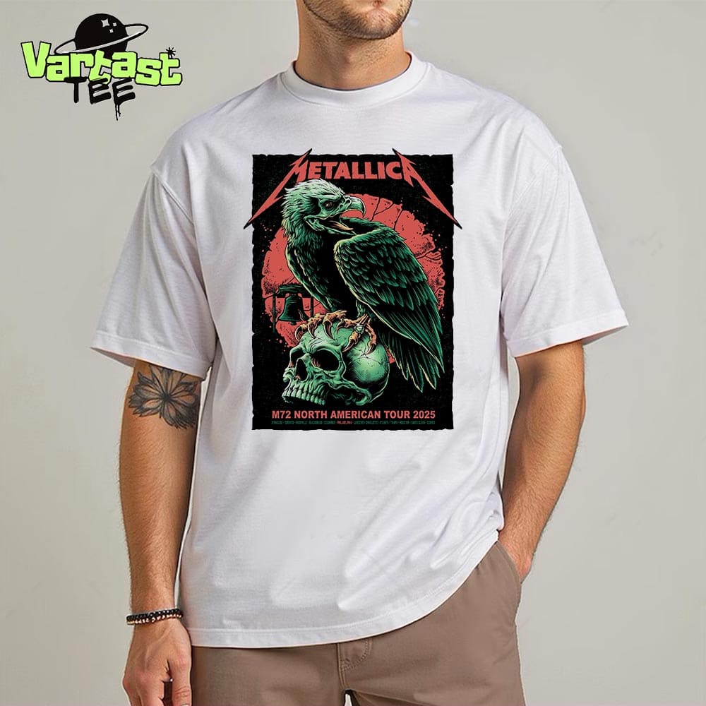 Metallica M72 Philly Poster Philadelphia M72 North American Tour Pop-Up Shop Poster At Lincoln Financial Field Philadelphia PA US On May 23-25 2025 Unisex T-Shirt Metallica M72 Philly Poster Philadelphia M72 North American Tour Pop-Up Shop Poster At Lincoln Financial Field Philadelphia PA US On May 23-25 2025 Unisex T-Shirt