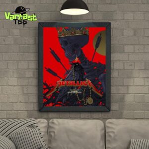 Metallica M72 Sonic Temple At Sonic Temple Festival Historic Crew Stadium Columbus OH On May 9th 2025 Tonight’s Show Poster Created By Vance Kelly Home Decor Poster Canvas