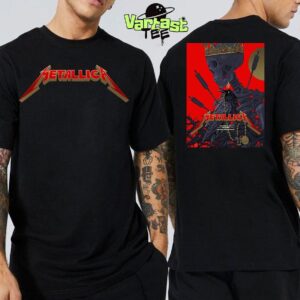 Metallica M72 Sonic Temple At Sonic Temple Festival Historic Crew Stadium Columbus OH On May 9th 2025 Tonight’s Show Poster Created By Vance Kelly Two Sided Unique T-Shirt