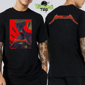 Metallica M72 Sonic Temple At Sonic Temple Festival Historic Crew Stadium Columbus OH On May 9th 2025 Tonight’s Show Poster Created By Vance Kelly Two Sided Unisex T-Shirt