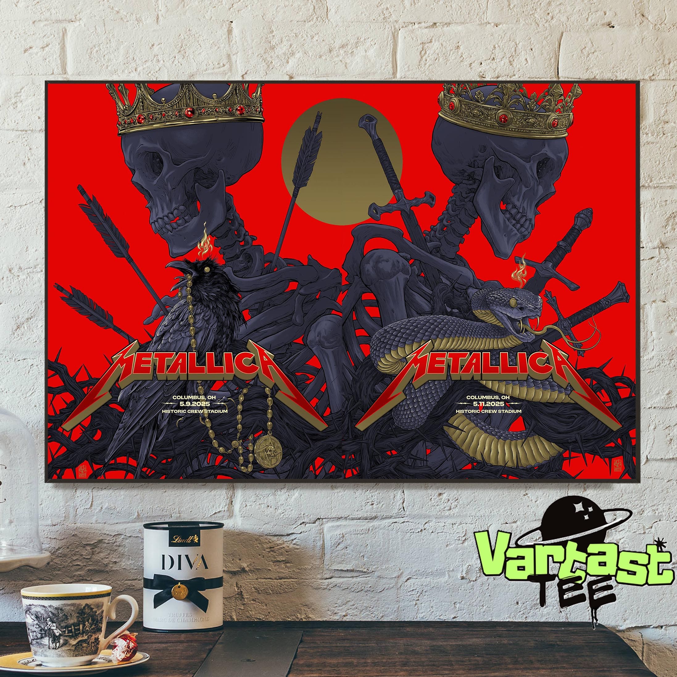 Metallica M72 Sonic Temple Combined Poster The Venue At Historic Crew Stadium Columbus OH On May 9th-11th 2025 Poster Created By Vance Kelly Home Decor Poster Canvas Metallica M72 Sonic Temple Combined Poster The Venue At Historic Crew Stadium Columbus OH On May 9th-11th 2025 Poster Created By Vance Kelly Home Decor Poster Canvas