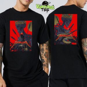 Metallica M72 Sonic Temple Combined Poster The Venue At Historic Crew Stadium Columbus OH On May 9th-11th 2025 Poster Created By Vance Kelly Two Sided Unisex T-Shirt