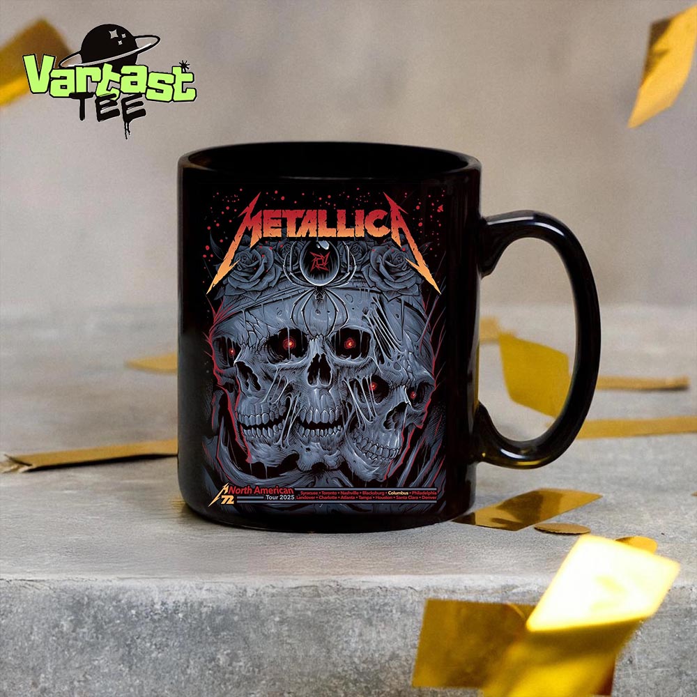 Metallica M72 Sonic Temple Pop-Up Shop Poster At Historic Crew Stadium Columbus OH On May 9-11 2025 Coffee Mug Metallica M72 Sonic Temple Pop-Up Shop Poster At Historic Crew Stadium Columbus OH On May 9-11 2025 Coffee Mug
