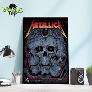 Metallica M72 Sonic Temple Pop-Up Shop Poster At Historic Crew Stadium Columbus OH On May 9-11 2025 Home Decor Poster Canvas