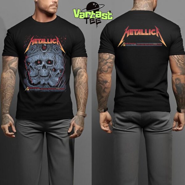 Metallica M72 Sonic Temple Pop-Up Shop Poster At Historic Crew Stadium Columbus OH On May 9-11 2025 M72 World Tour M72 North American Tour Two Sided Classic T-Shirt